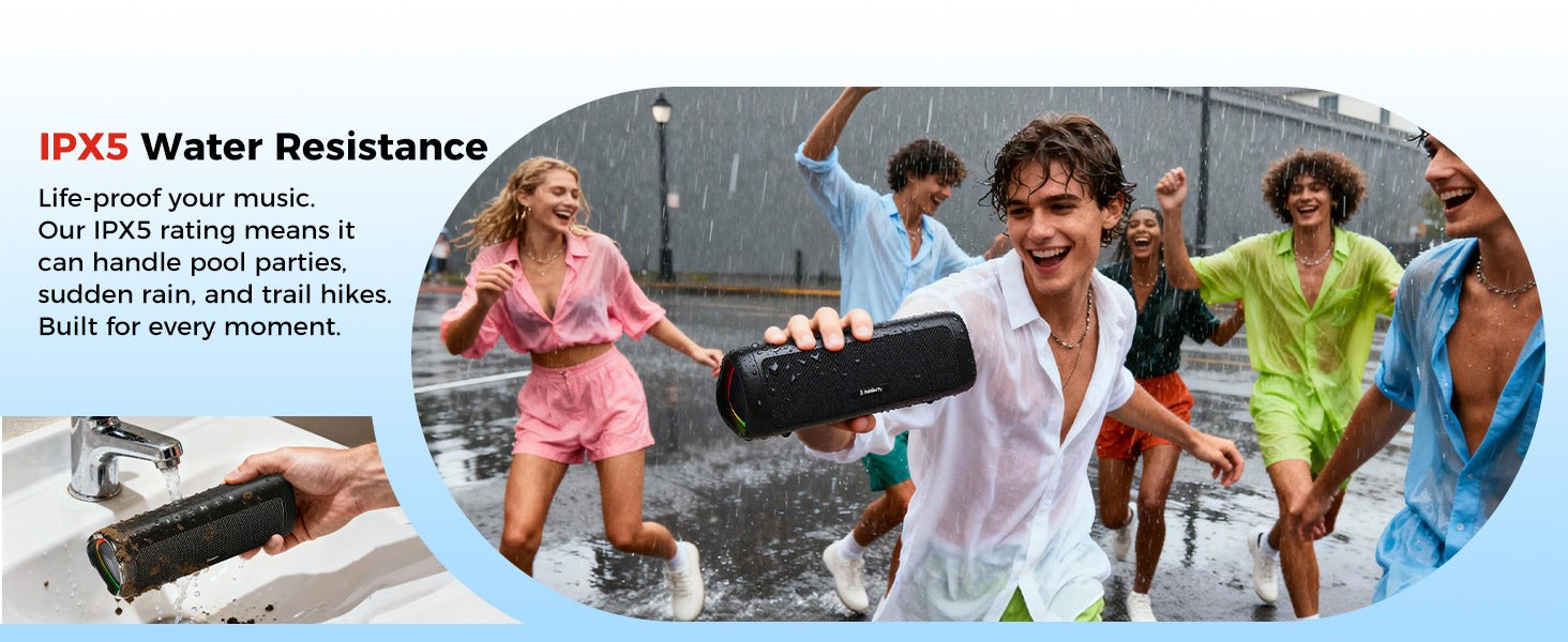 20W Bluetooth Speaker Portable Wireless Speaker with HD Sound, IPX5 Waterproof & 24H Playtime